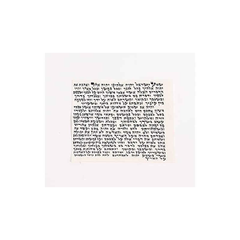 PROSHOFAR Kosher Mezuzah Scroll From Israel - Klaf Mezuza Parchment