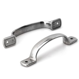 Necmetu 2PCS Boat Grab Handles Stainless Steel Boat Handrail 5.7" Heavy Duty Marine Door Grab Handle,Marine Rail, Grab Handle for Marine Yacht