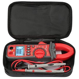 Multímetro digital de pinza amperimétrica, probador con voltaje de CA/CC, corriente resistencia, portátil, medidor profesional de mano, adecuado para pruebas y