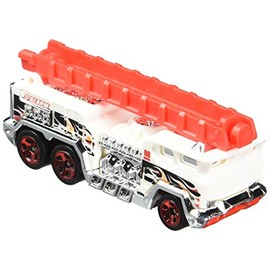 Hot Wheels, 2015 HW City, 5 Alarm [White] Fire Engine Die-Cast Vehicle #51/250