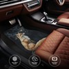 Huzdzhy Artistic Fabric Car Floor Mats-Fox,Non-Slip Rubber Backing,Front (26.8x17.3in) &amp;