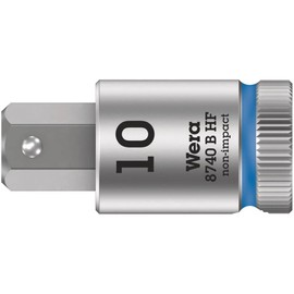 Wera 05003043001 8740 B Holding Function Zyklop in-Hex Bit-Socket, Blue, 3/8-Inch, 0 x 38.5 mm