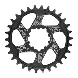 DJC Bike Chainring Direct Mount 3mm Offset Round Chainring for Sram GXP Interface Crankset Aluminum Lightweight 30 32 34 36 38 Tooth (34T)