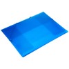 Elasticated File Q-CONNECT PP A4 400 Micron 3 Flaps Transparent