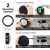 BESTDLCLITE LED Puck Lights with Remote, 13-Color Under Cabinet Lighting