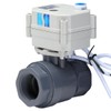 HSH-Flo PVC 2 Way 3/4 inch DN20 12VDC 9-24VAC/DC On/Off
