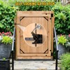 Fence Gate Kit Gate Hardware with Gate Latch for Wooden