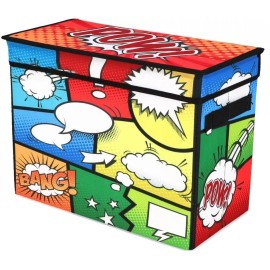 BCW (3x) BCW Art Pow Foldaway Comic Book Storage Box- Stores Modern & Silver Comics