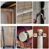 90mm Pipe Strap Clamps, 10 Pcs 304 Stainless Steel Pipe