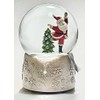 Heaven Sends Santa Snow Globe 12 x 12 x 17.5