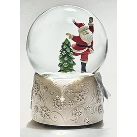 Heaven Sends Santa Snow Globe 12 x 12 x 17.5 cm