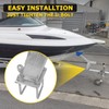Boat Trailer Winch Post with Roller Compatible with 3" W