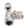 Feed Water Adapter Water Line Splitter,Brass Water Supply Valve,Faucet Valves,Feed