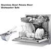 Potato Ricer, MEETOZ Potato Masher Stainless Steel Professional Masher Kitchen
