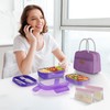 JBGOYON® Bento Lunch Box with Bag - All-in-One Stackable Lunch