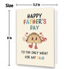 HEJOYN Fathers Day Card, Lovely Taco Father's Day Card for