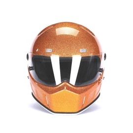 CRG Full-Face Motorcycle Street Bike Fiberglass Helmet DOT Certified Motocross Helmet Extra Large Size Helmet (Gold, Large)