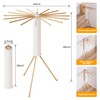 LIENAHU Clothes Drying Rack Tripod,Drying Rack Clothing,Laundry Drying Rack,Floor Standing,16