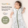 Yoofoss Baby Sleep Sack 6-12 Months 0.5 Tog Wearable Blanket