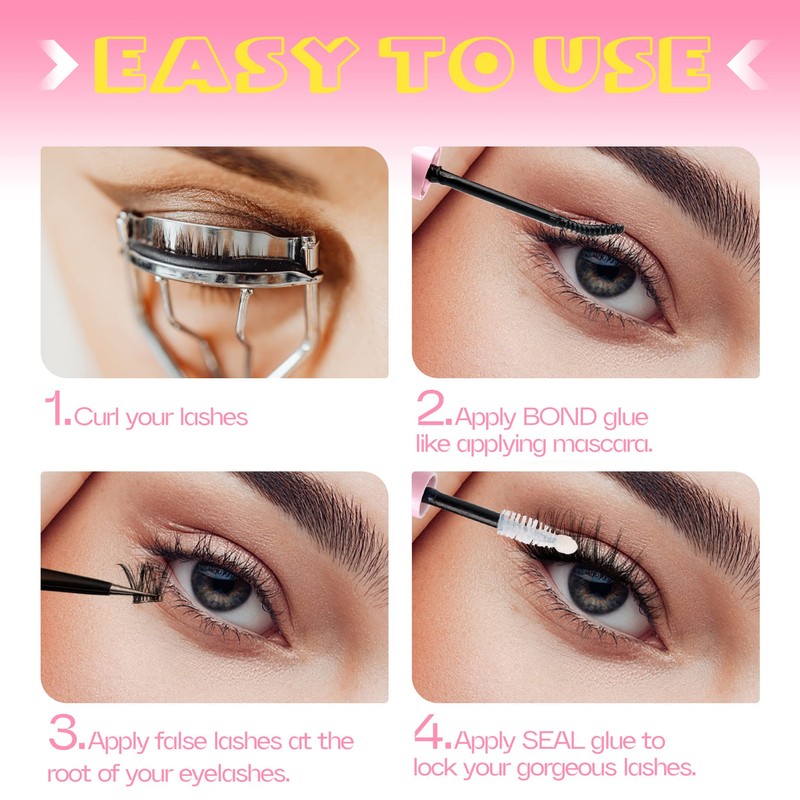 Lash Glue Bond and Seal Long Lasting Strong Hold Waterproof