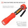 FASTPRO 10-Pack, Super Bright 100-Lumen (1W) LED Mini Flashlight Set,