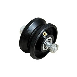 4" inch V Groove Caster Wheels - V Groove Caster Cast Iron Wheel - V Groove Wheel for Sliding Gate - 4" Inch V Groove Caster Wheel - Cast Iron V Groove Wheel for Rolling Sliding Gates (2)
