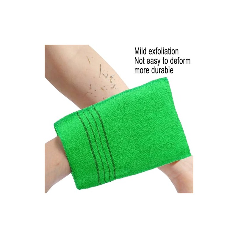 Guante exfoliante coreano exfoliante para el cuerpo, toalla italiana, esponja