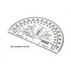 Military Protractor 9 Inch — Degrees & Mils, Meters &