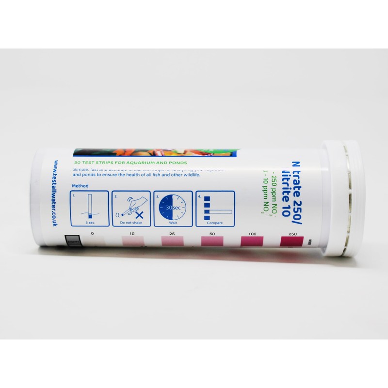TEST ALL WATER - Nitrate/Nitrite Aquarium Test Strips | 50