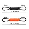 2pack Carabiner Keychain with Snap Hook, Heavy Duty Paracord Keychain