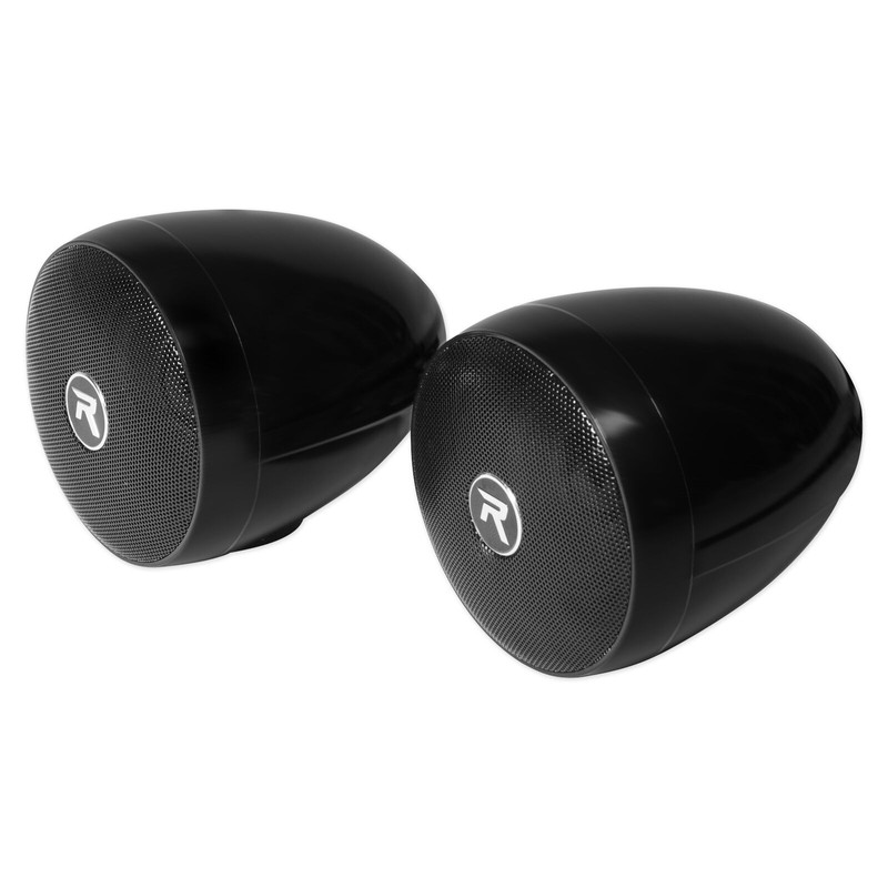 Rockville RockNRide Bluetooth Cafe Racer Audio System+3" Handlebar Speakers