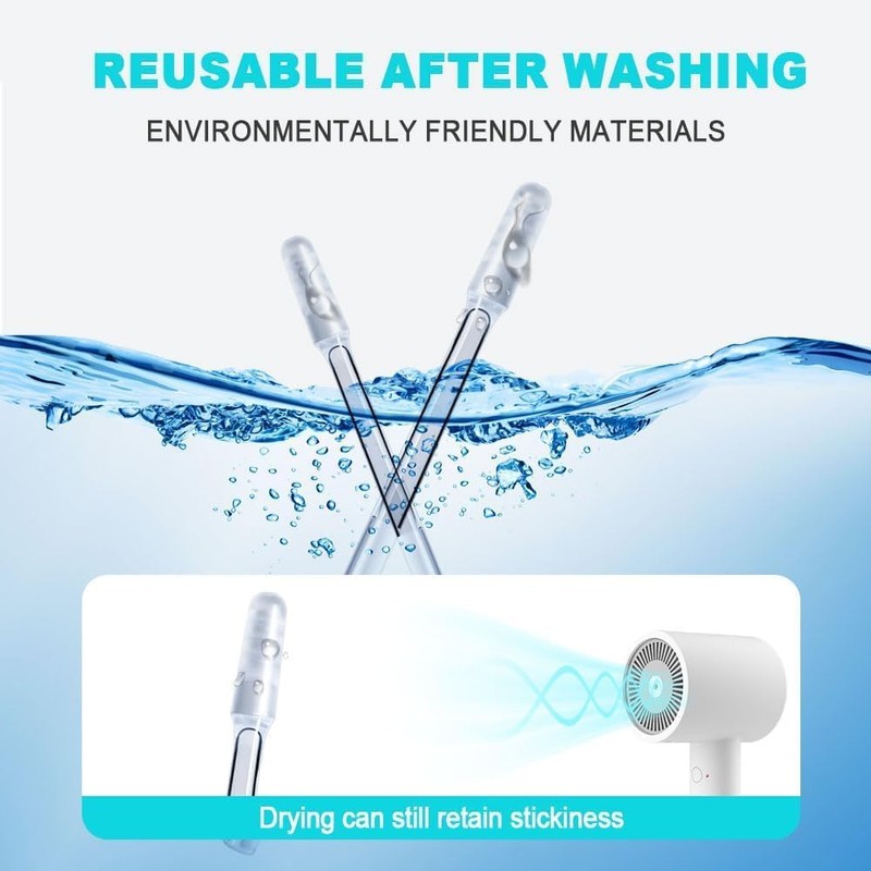 24 PCS Earwax Removal Sticky Ear Cleaning Stick,Oídos con Cabeza
