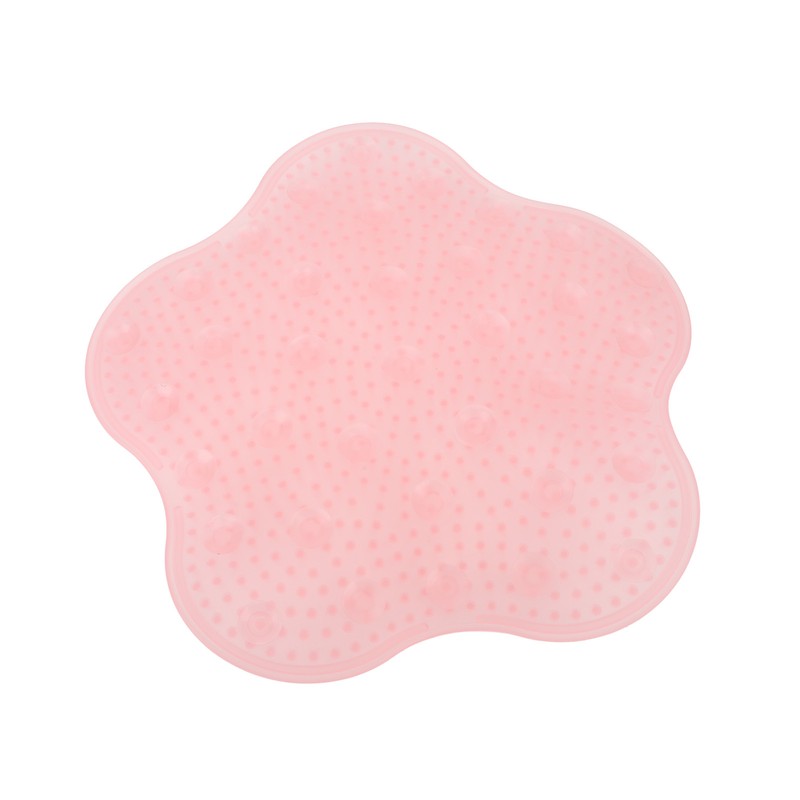 3PCS Shower Foot and Back Scrubber Silicone Wall Mounted Bath
