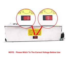 DollaTek 110V 230V AC To DC 12V 300W 25A Universal Voltage Enclosed Switch Mode Power Supply For CCTV Camera/Security System/LED Strip Light/Radio/Computer Project