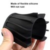 Coufce Self Draining Soap Holder Premium Silicone Soap Dish for