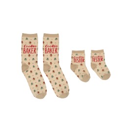 Pearhead Unisex Baby Cookie Baker/Tester Socks, One Size