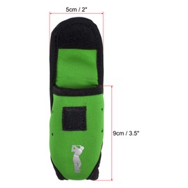 PATIKIL Golf Ball Waist Bag, Golf Ball Carry Pouch with Tee Holder, Buckle, Clip for Women Men Belt Golf Storage, Green