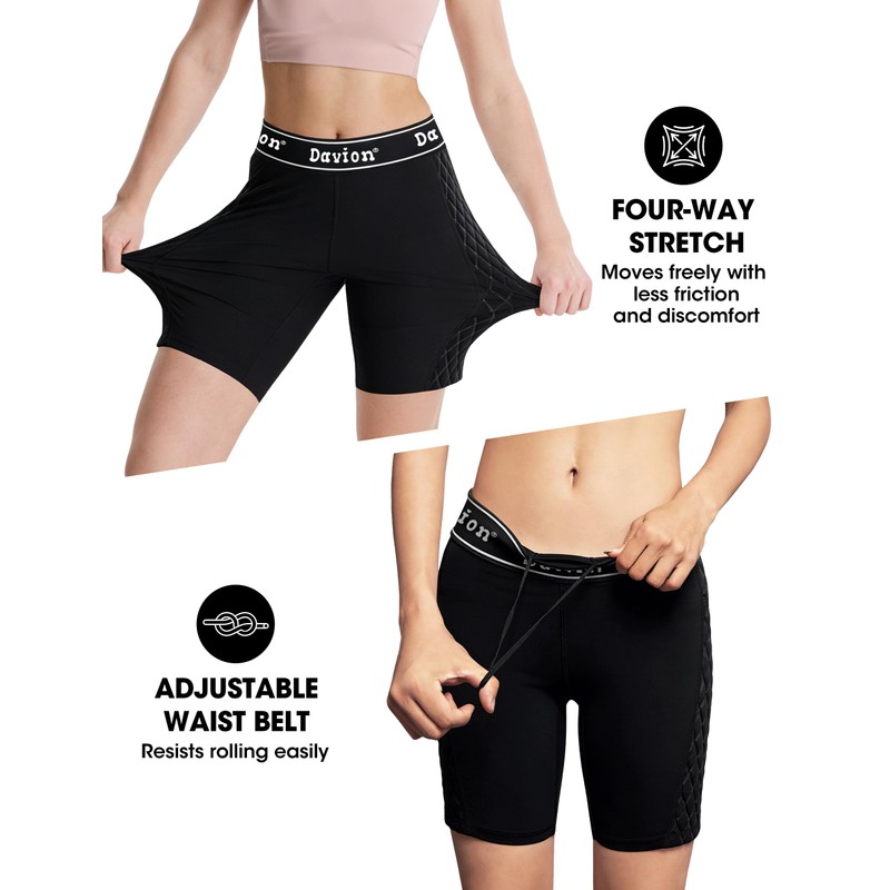 Davion Softball Sliding Shorts Women Padded Compression Slider Shorts for