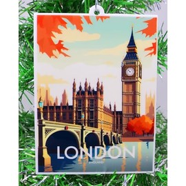 Generic London England Ornament