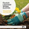 Wells Lamont Women's HydraHyde Leather Hybrid Gloves – Water-Resistant, Durable