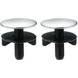 2 Pack Kitchen Sink Hole Cover Stainless Steel Faucet Hole Cover Kitchen Sink Tap Hole Plate Stopper Cover Blanking Metal Plug