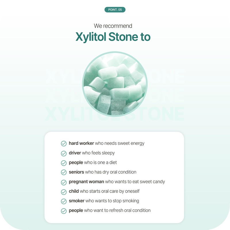 Xylitol Stone | Delicious Sugar Free Candy | 100% Finnish