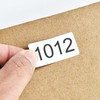 Consecutive Numbered Stickers 1001-2000, Inventory Labels 1.6 x 0.8 Inch,