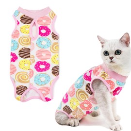 Cat Professional Recovery Suit Surgical Recovery Shirt Cat Recovery Suit Pet Clothes for Cats and Dogs (L)