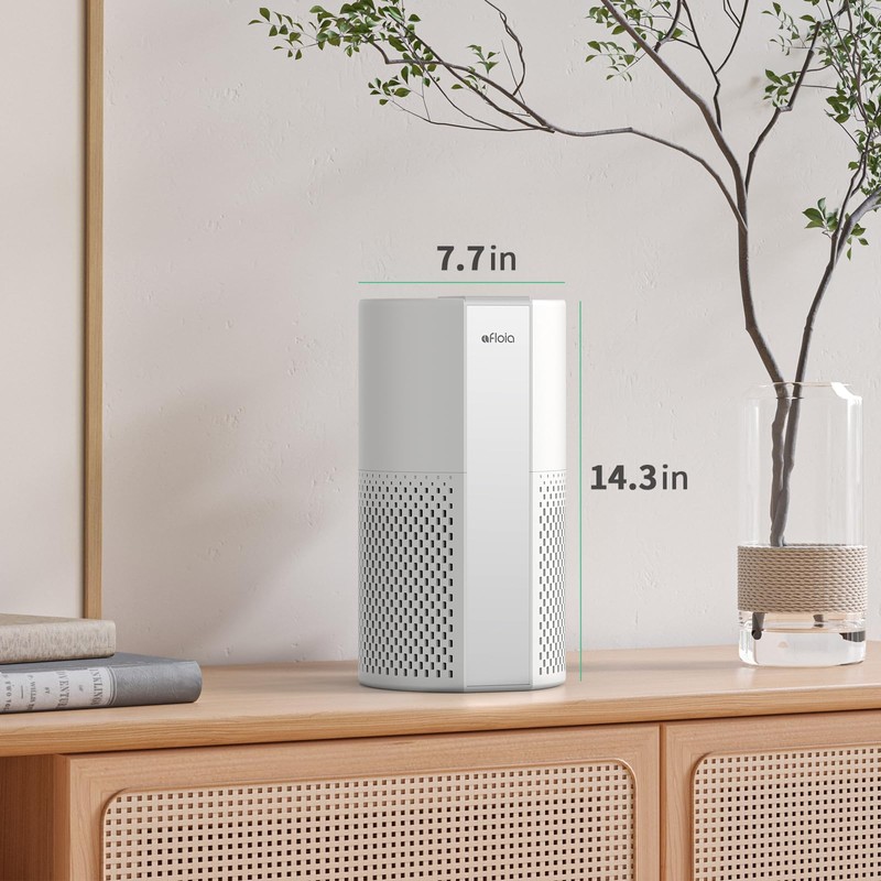 Afloia Air Purifier for Home Bedroom Up to 1076 ft²,