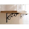 OVOV 6 Pack Decorative Shelf Brackets Wall Mounted Shelving Brackets