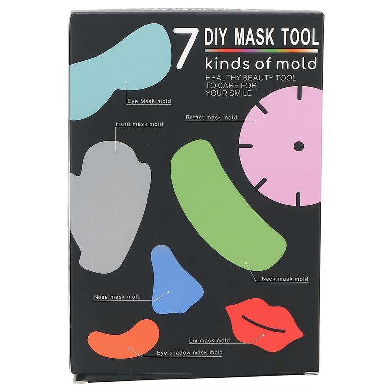 7 Types Facial Mask Mold, Reusable Face Mask Patch Molds,