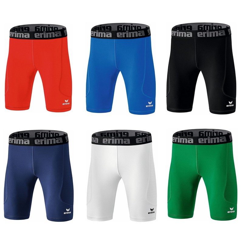 Erima Children’s Elemental Tight Short with Side Mesh Inserts, white,