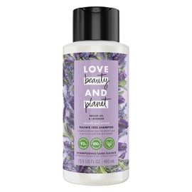 Love Beauty and Planet Shampoo for Unisex, Argan Oil and Lavender, 13.5 Ounce