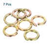 sourcing map 7/8" Split Lock Washer, 7Pcs Carbon Steel Spring